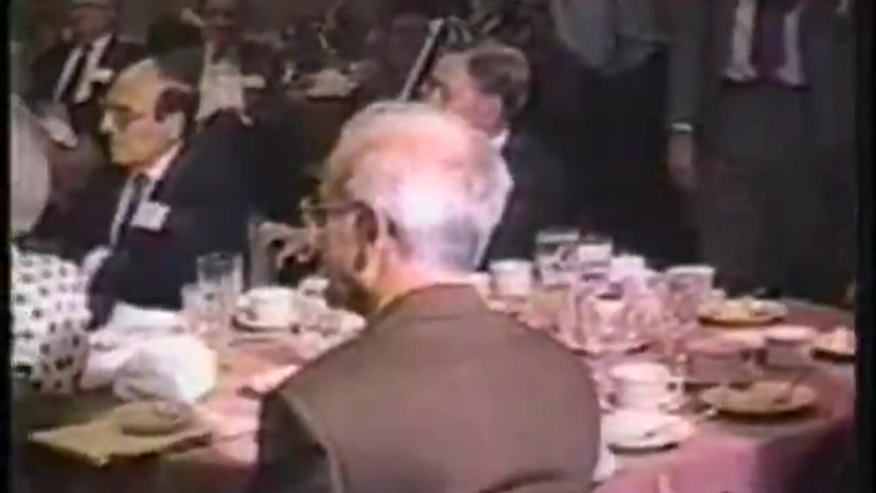 John Toland at the 10th IHR Conference (1990)
