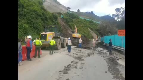 Lluvias ocasionan deslizamientos en vías de acceso a Bucaramanga