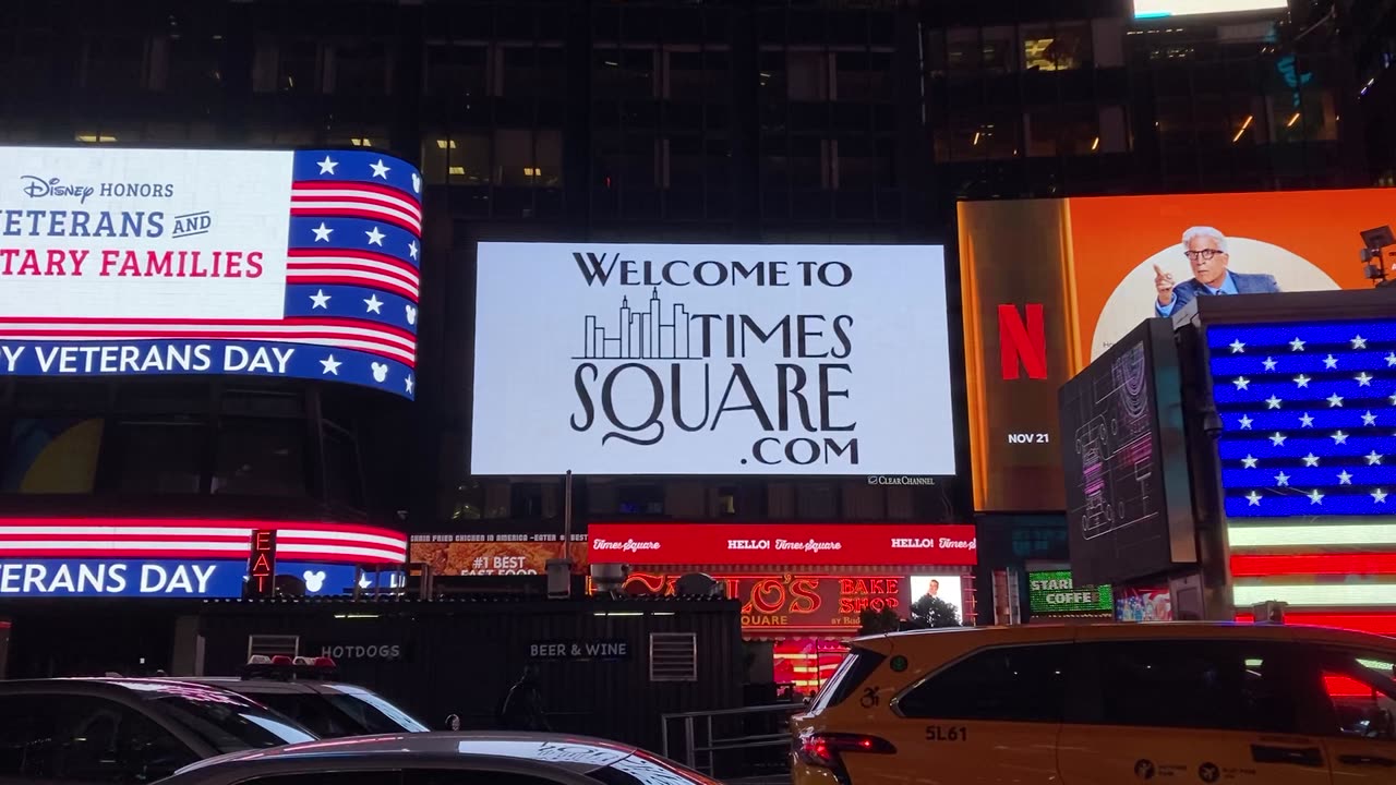 Walking Manhattan: Times Square #veteransday