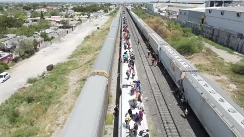 New Footage Shows Trainloads of Military-Age Males Currently En Route to the US Border