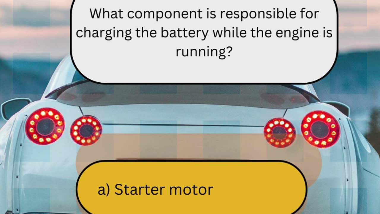 Basic Car Repair Knowledge Question 12