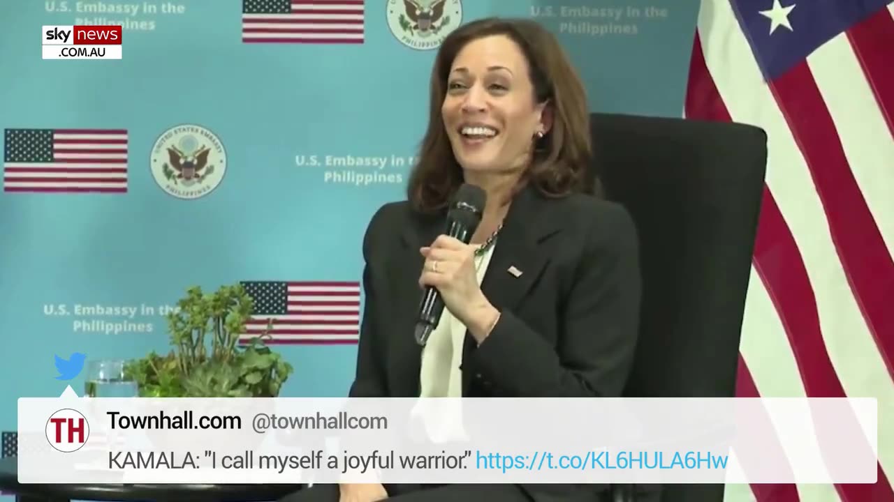 Kamala Harris Creepily Lectures us on "Joy"