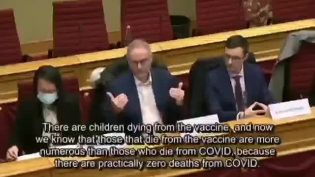 Testimony at the Luxembourg Parliament - Dr Christian Perronne