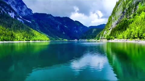 The fairyland of green mountains and beautiful waters