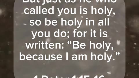 1 Peter 1:15-16 | Be Holy 🙏 #shorts #spiritual #shortsfeed