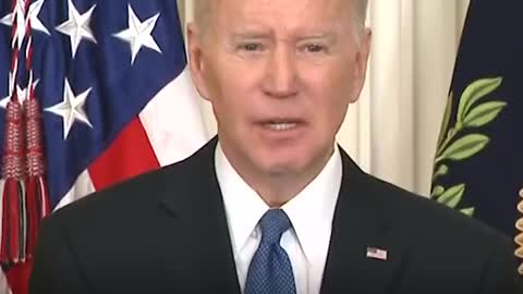 President Joe Biden talk about insurance.