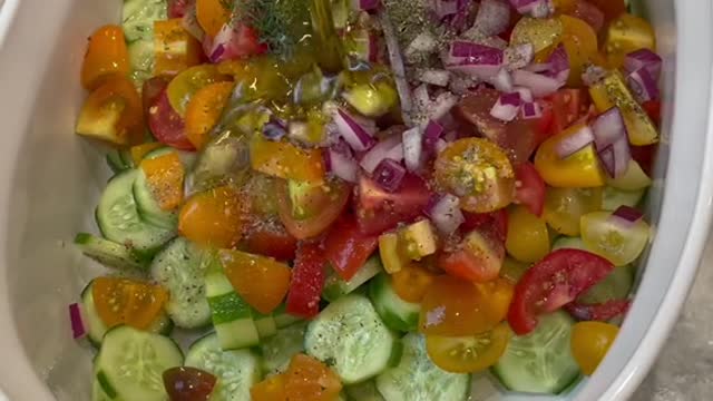 Keto Cucumber Salad Recipe To Lose Weight