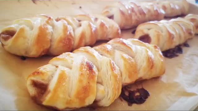 Homemade Caramel Apple Turnovers