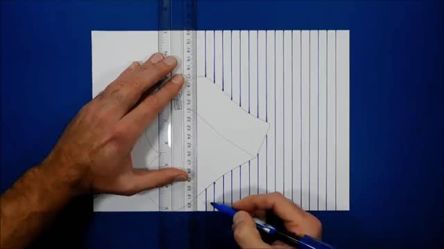 Draw A Drawing Full Of Straight Lines