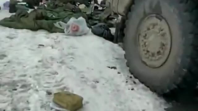 Ukrainian forces ambushed a Russian convoy near Sumy