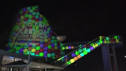 Intersection - Macao Light Festival 2021 - Macao Science Center Front Square