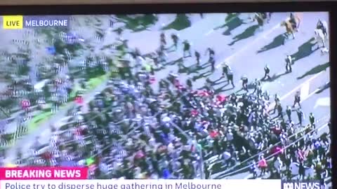 Police CLASH with Anti-Lockdown 'FREEDOM' Protesters in Australia!