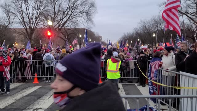 Dawn Line To Get in Save America March- January 6, 2021