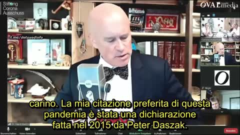 Dr. David MARTIN: “Le varianti non esistono. Il virus non proviene dalla natura”.