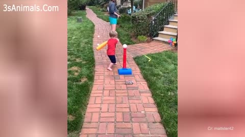Funny and Cute Baby Moments _ 1001 Funny Baby Reaction When Play with Chicken _ Funny Video.
