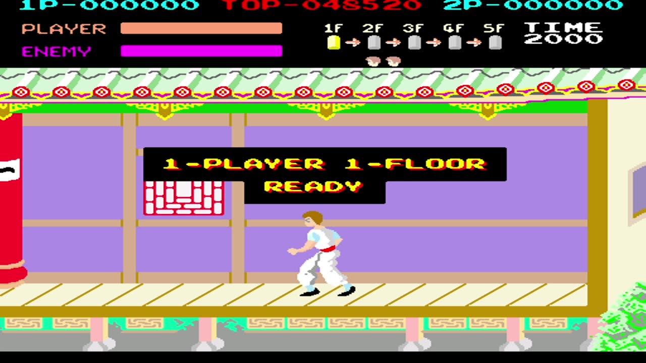 Kung Fu #retrogaming #arcadegame #nedeulers #kungfu