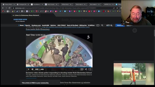 Video of Uvalde school shooting that most of the police are loosers