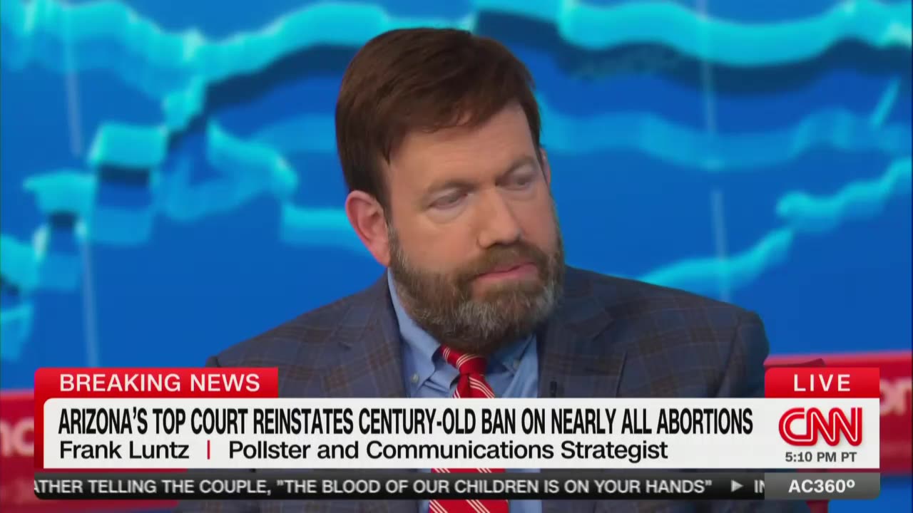 On CNN Frank Luntz Maggie Haberman Say Arizona Abortion Ban Bad News For Trump