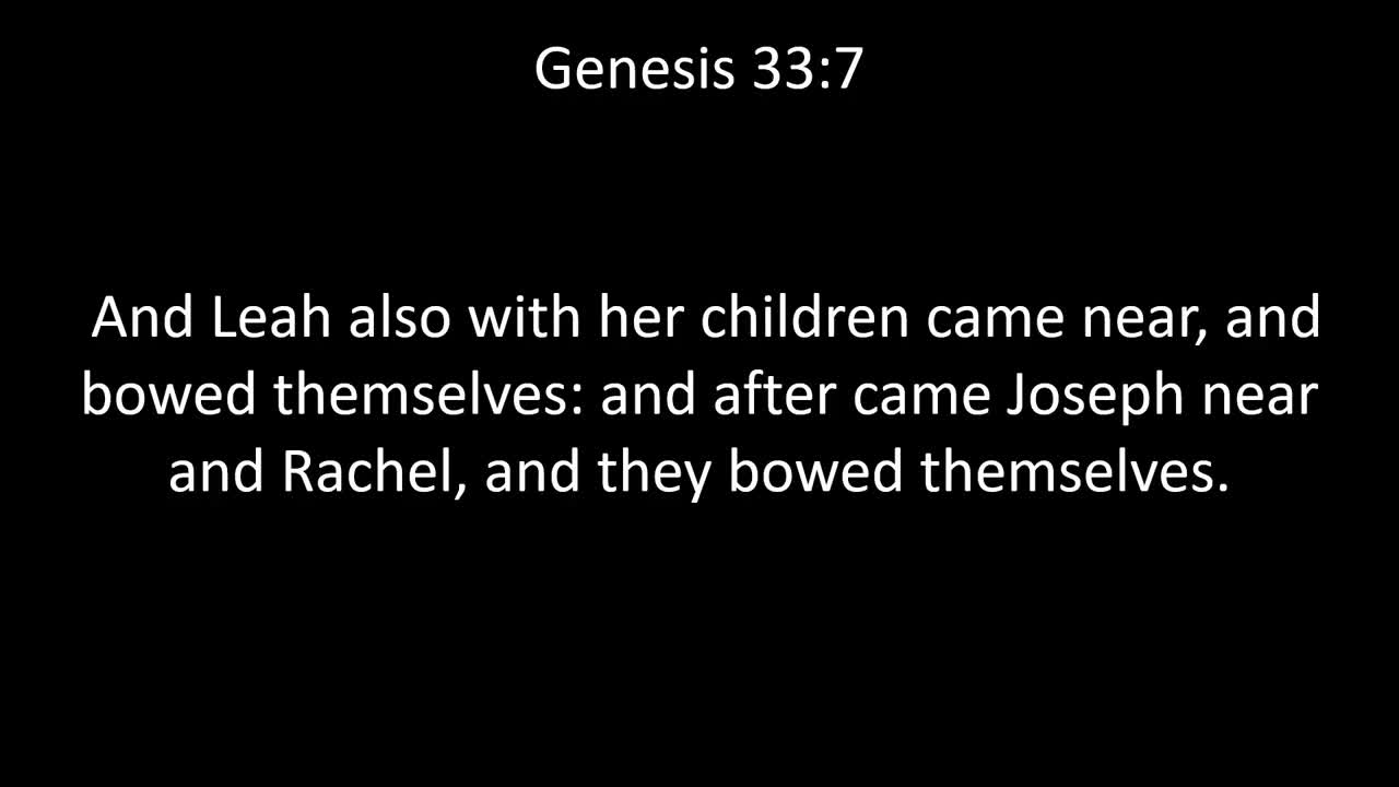 KJV Bible Genesis Chapter 33