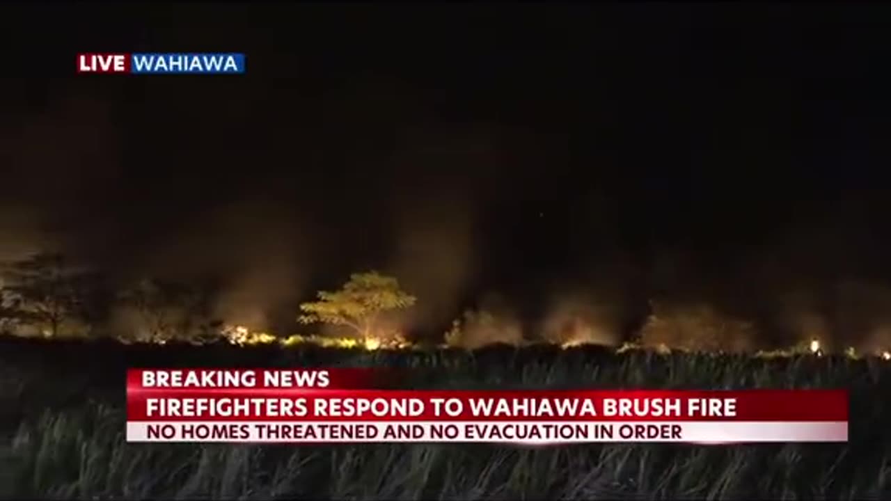 BREAKING - Another fire has started in Wahiawa, Honolulu, Hawaii 🔥😨