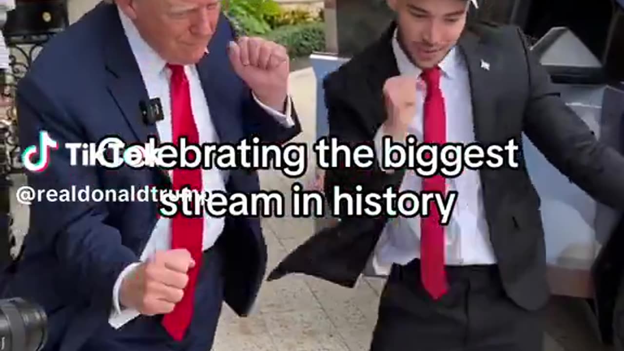 Trump Pulls Out Iconic Dance Moves After Making History With Ultra-Popular Streamer