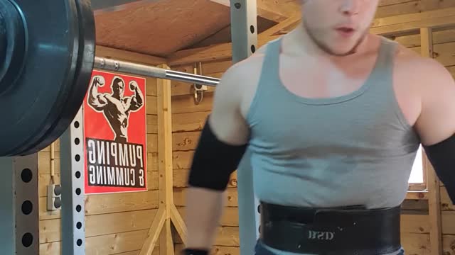 57.5 KGs x7 Overhead Press