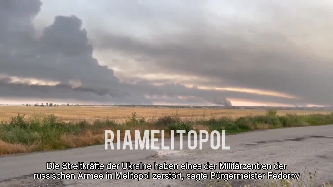 The Armed Forces of Ukraine destroyed one of the military centers of the Russian army in Melitopol,