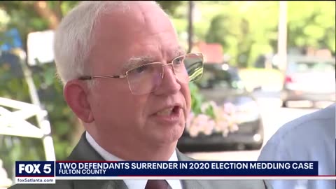 TRUMP'S LAWYER SPEAKS OUT AFTER SUREENDING AT GEORGIA JAIL