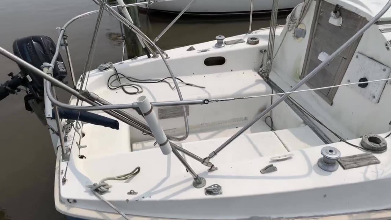 1976 Tanzer 26 sailboat Interior