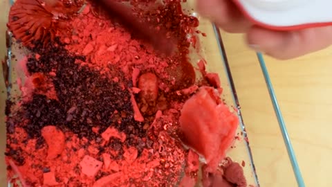 Black vs Red - Mixing Makeup Eyeshadow Into Slime! Special Series 199 Satisfying