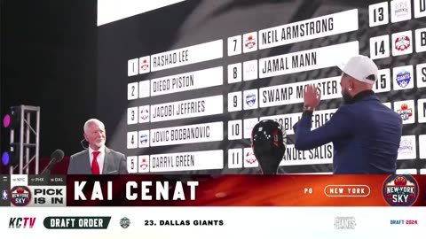 Kai Cenat got selected in the draft but he was too late because he was arguing with his agent