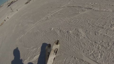 Ski shadow helmet pov fail