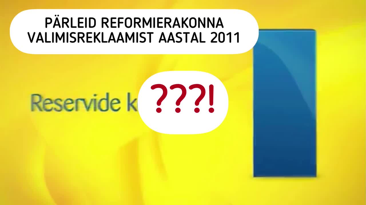 Reformierakonna valimisreklaam 2011