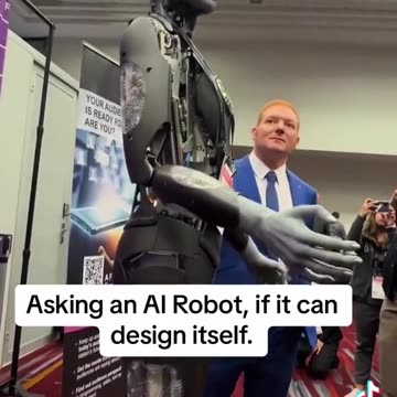 Asking an Al Robot, if it can design itself. Get the inside scoop