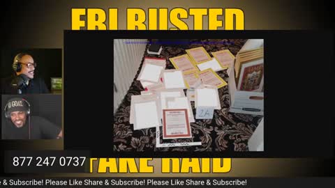 FBI BUSTED FAKE RAID.