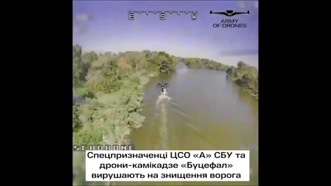 Kamikaze drones sank 3 Russian boats in Kherson region