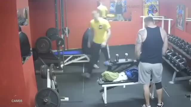 Fight in the Gym between two bodybuilder #gym