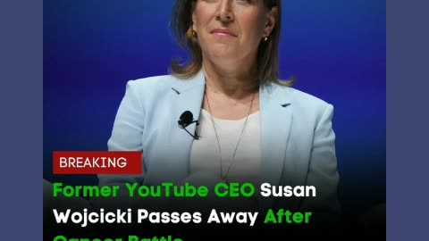 Rip to Susan wojcicki dead at 56 she lost her battle cancer 🙏🕊8/10/24