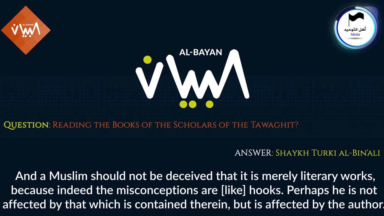 Reading The Books Of The Scholars Of The Tawaghit