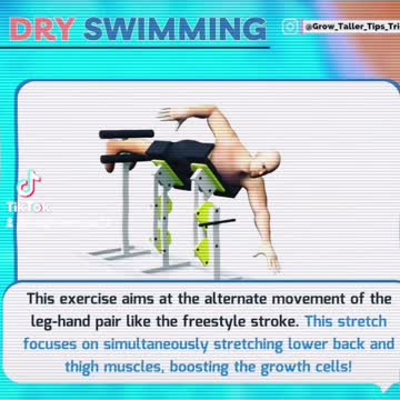 Dry swimming to increase your height