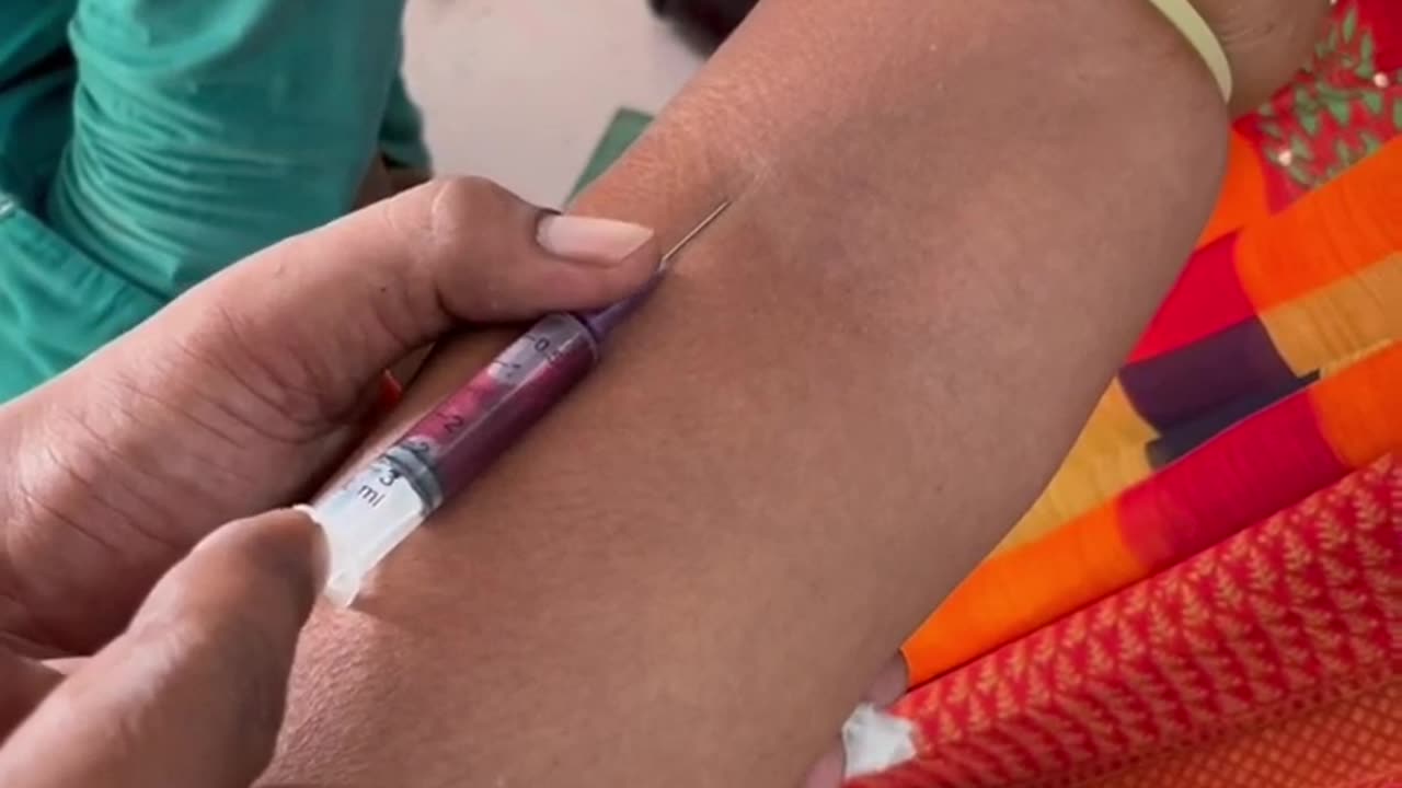 An easy method to collect the blood sample for treatment