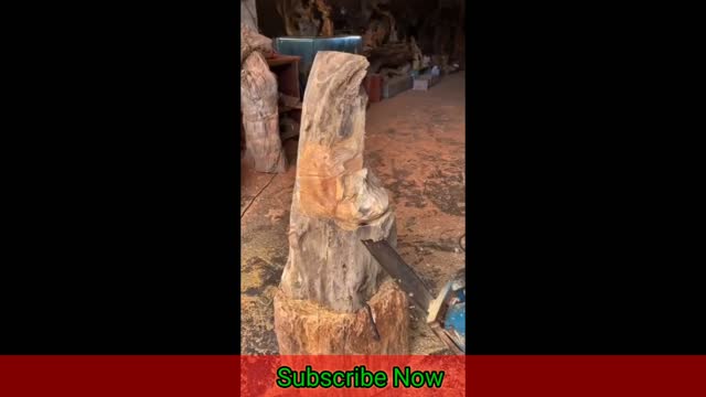 Amazing wood carving lover video