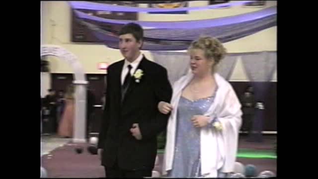 2000-01 WPHS Vids 085 Prom 051 Grand March Couple 24 by Glenn Strader