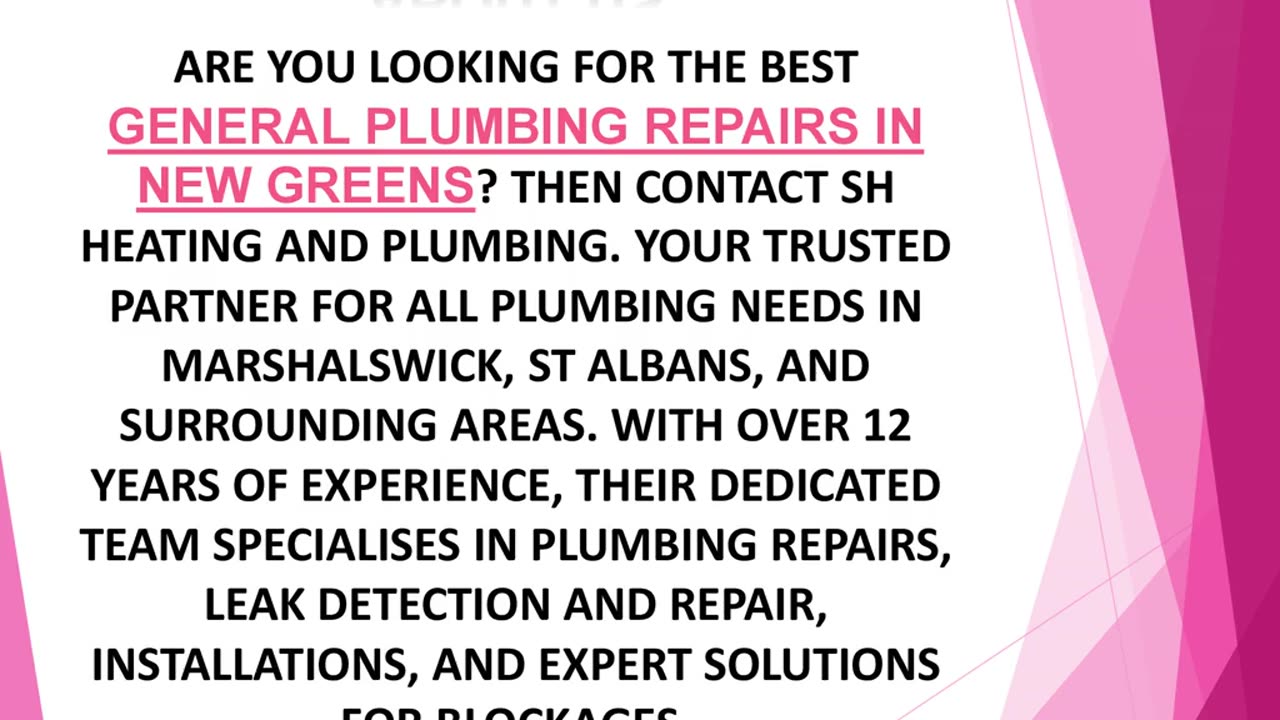 Best General Plumbing Repairs in New Greens