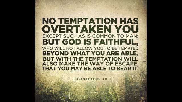 Dedicated2Jesus Daily Devotional Audio 1 Corinthians 10.6-13 'Times of Temptation'