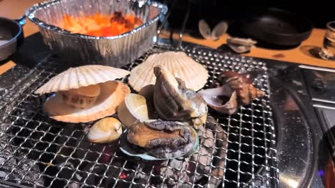 grilled clam abalone