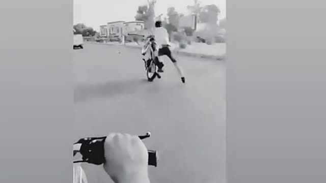 Bike stunt