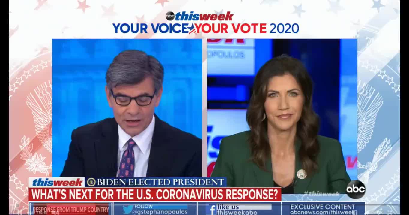 Kirsti Noem slams the main stream media for its obvious ignorance