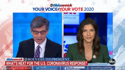 Kirsti Noem slams the main stream media for its obvious ignorance