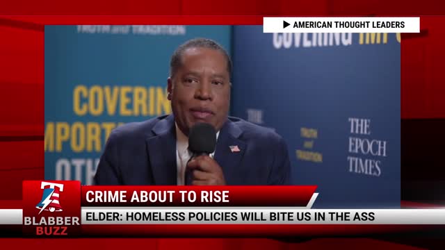 Elder: Homeless Policies Will Bite Us In The Ass